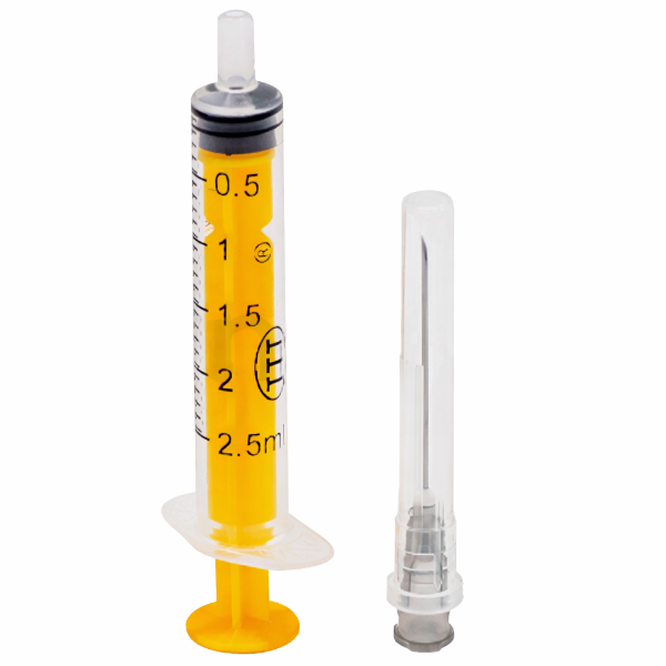 TTT World Tek Kullanımlık Steril 2 ml 3P 22G 0.7x32 mm İğnelı Şırınga 300'lü